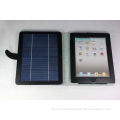 Weather Resistant Portable Leather Usb  Ipad 2 Solar Charger Case For Droid / Blackberry